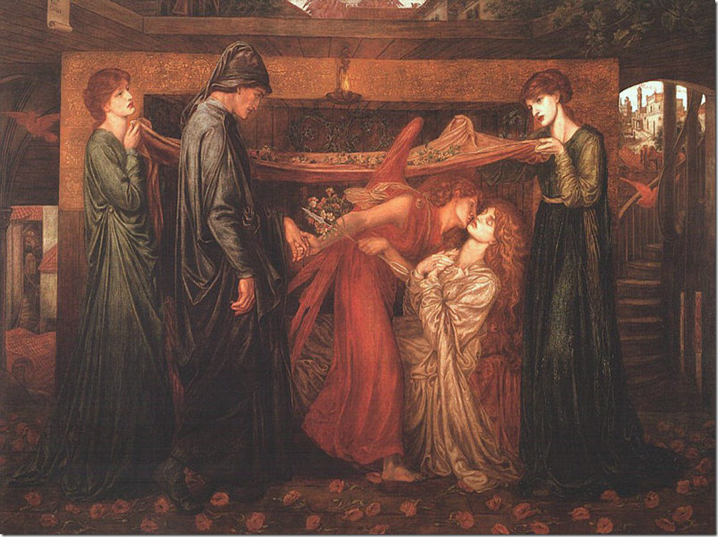 Dante Gabriel Rossetti, Il sogno di Dante (1861).