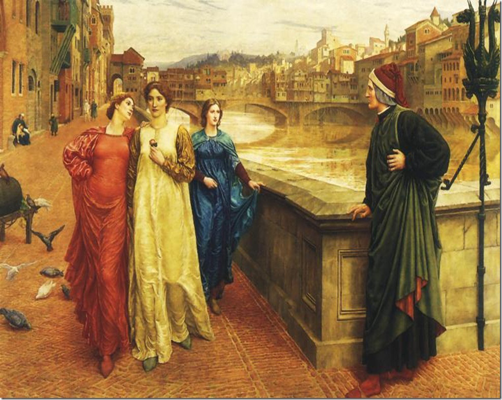 Henry Holiday, Dante e Beatrice (1884).